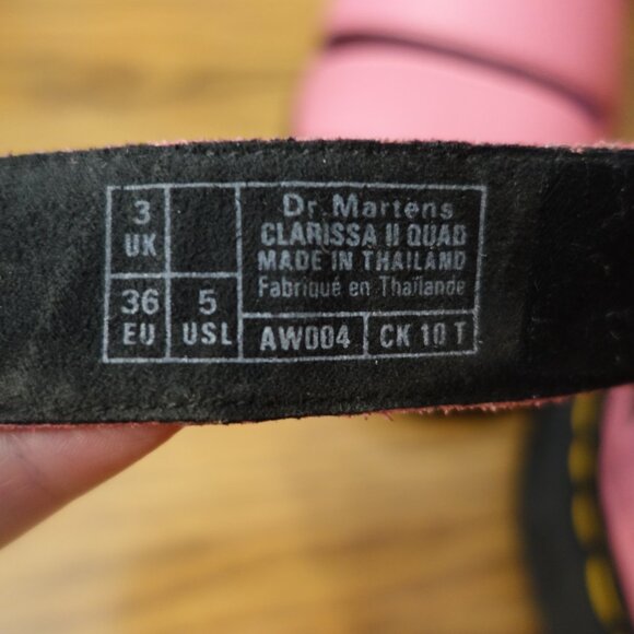 Dr Martens Pink Purple Pebble Leather Strappy Sandals EU36/UK3/US5 - Picture 2 of 4